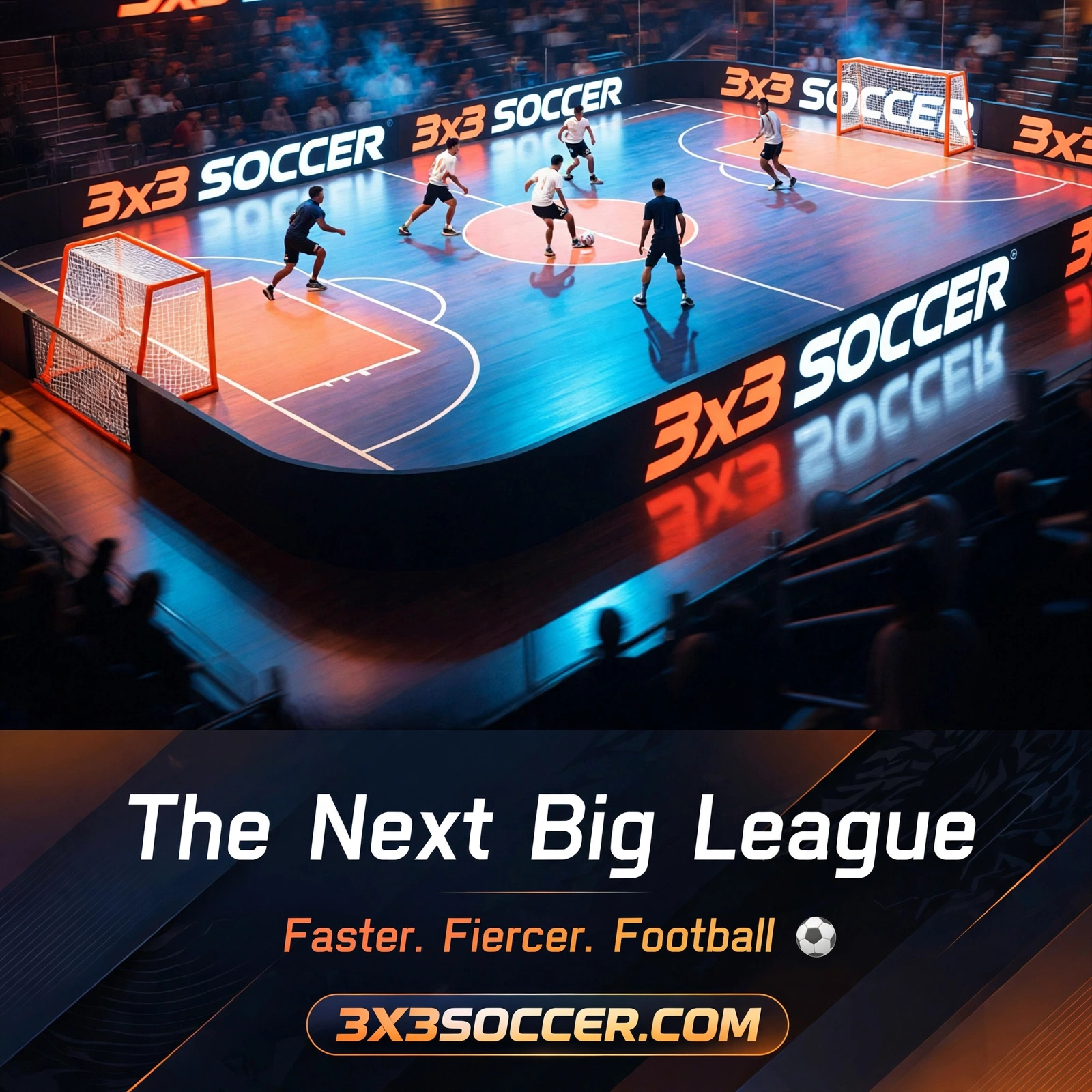 3x3 Soccer arena concept artwork